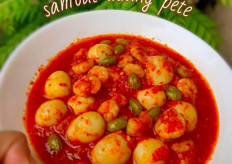 Bagaimana Membuat Sambal Udang Pete yang Enak Banget