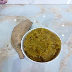 A picture of Shakarkandi Halwa.