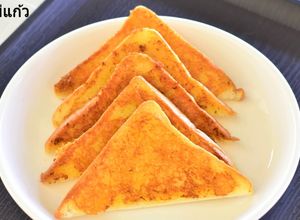 รูปของ ขนมปังปิ้งหน้าชีส Cheese Toast (ชีสโทสต์)