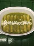 Enchiladas Verdes with Poblano