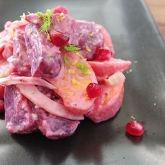 A picture of Autumnal Kaki Beets Salad.