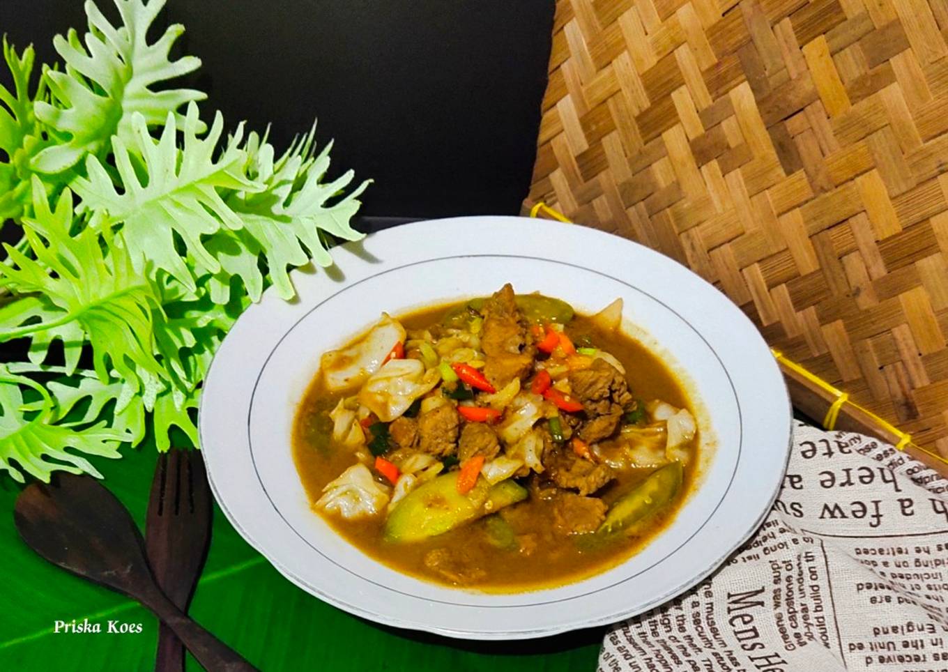 Tongseng Daging Sapi ala Warung Sate