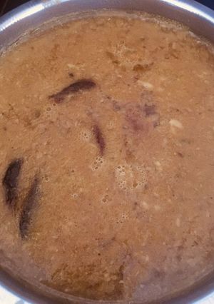 A picture of Coconut moong daal.