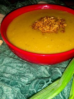 A picture of Yellow Lentil Soup.