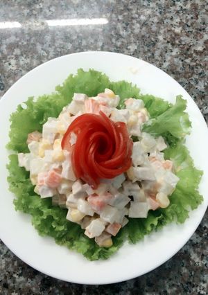 Hình của món Salad Nga.