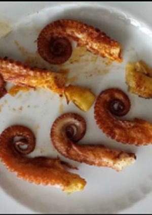 Una foto de Pulpo a la plancha con pimentón