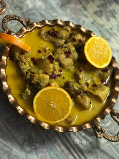عکسی از دستور مرغ پرتقالی🍊🐓