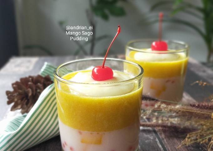 Resep Mango Sago Pudding Oleh Bunda Ei Cookpad