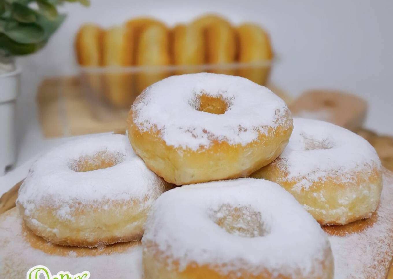 Donat Jadul (Taburan Gula Halus)