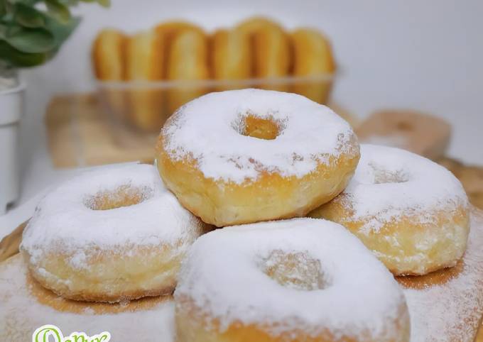 Resep: Donat Jadul (Taburan Gula Halus) Enak Dan Mudah