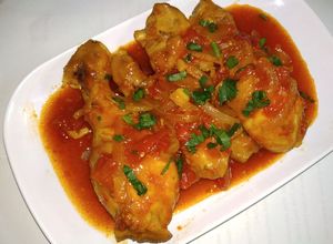 Foto resep Ayam saos tomat pedas