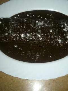 Una foto de Brazo de hojaldre de chocolate