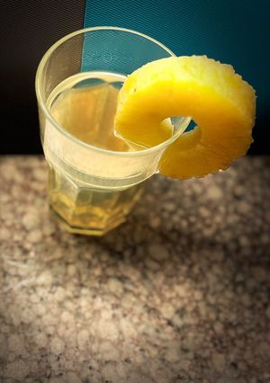 Φωτογραφία της συνταγής Dry your stomach out tea 🤩 τσάι διαίτης με ανανά, λεμόνι, τζίντζερ & κανέλα ❣️