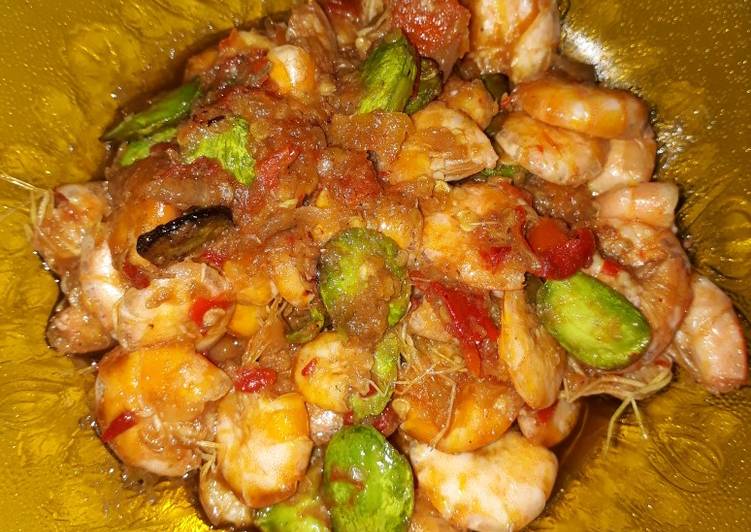 Cara Gampang Menyiapkan Sambal udang pete yang Menggugah Selera
