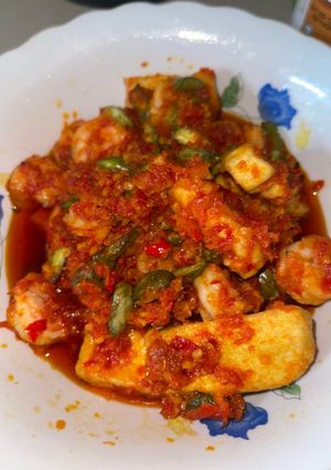 Foto resep Balado udang pete tahu