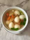 Sop Telur Puyuh Bumbu Iris