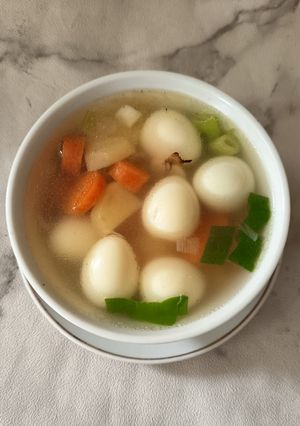 Foto resep Sop Telur Puyuh Bumbu Iris
