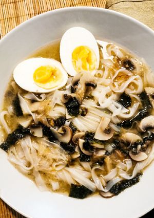 Una foto de Sopa de miso a mi manera
