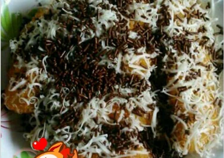 Pisang coklat keju