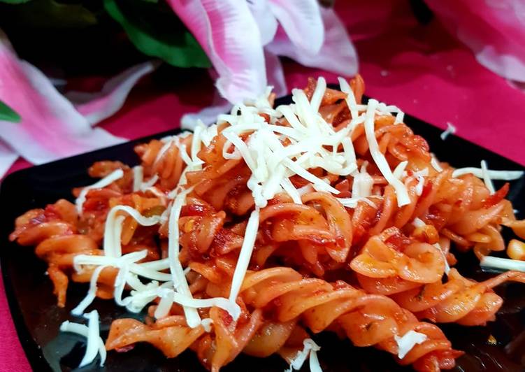 Recipe of Perfect Beetroot Pasta