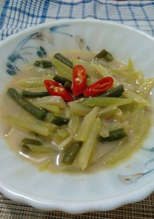 Foto resep Lodeh Labu Siam Kacang Panjang