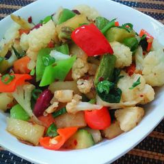 A picture of Roasted mix vegetable.
