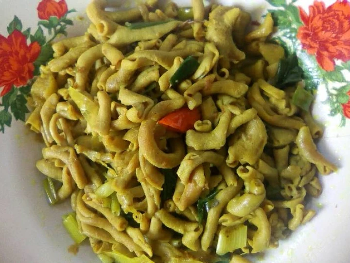 Langkah Gampang Menyiapkan Resep Usus Ayam Bumbu Kuning yang Lezat Anti Ribet, Mantap Sekali