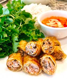 bún nem rán bún khô