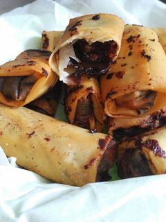 Foto resep Lumpia coklat pisang