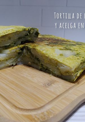 Una foto de Tortilla de papa y acelga en Flip