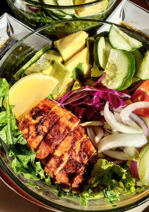 A picture of Chicken avocado salad #myvalentinesrecipecontest.