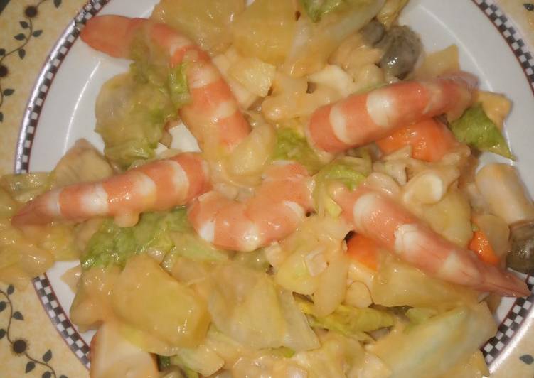 Cóctel/ensalada tropical