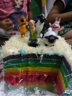 Foto resep Rainbow cake kukus