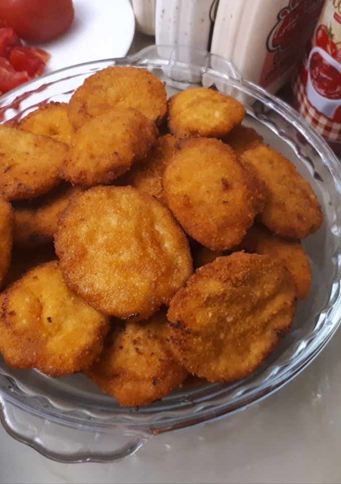 عکسی از دستور ناگت مرغ