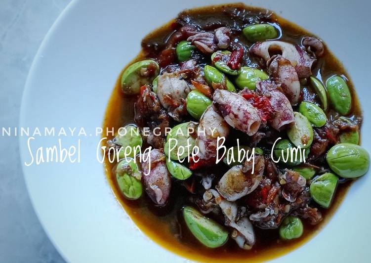 Resep #02 : Sambel Goreng Pete Baby Cumi by dapure.nasuka, Enak