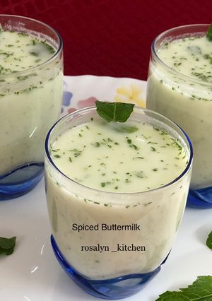 A picture of Spiced Buttermilk.