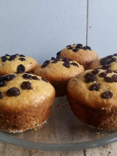 Una foto de Muffins de pasas de uva🍿