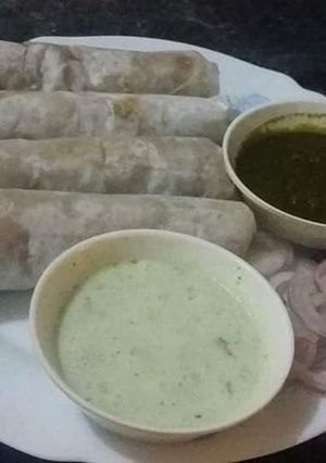 A picture of Bihari Beef Boti Rolls.