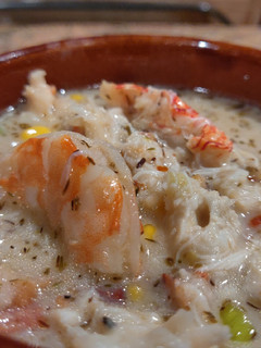 A picture of Seafood Chowder.