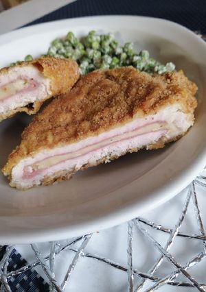 Une photo de Cordon bleu au fromage à raclette
