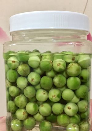 Hình của món Cà gai leo muối chua.