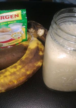 Foto resep Smoothie Pisang Energen Kacang Hijau