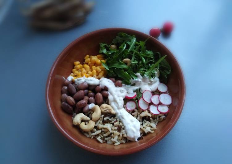 Poké bowle vegetariana