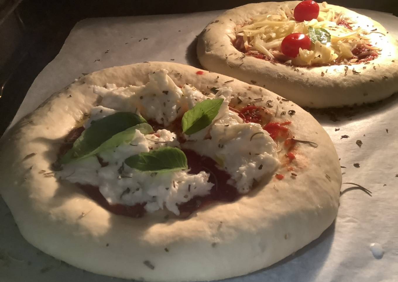 Pizza 🍕 façon pâte 🥣poolish 🔥à la napolitaine 🌶