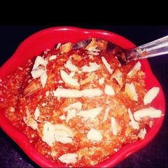 A picture of Gazar Ka halwa.