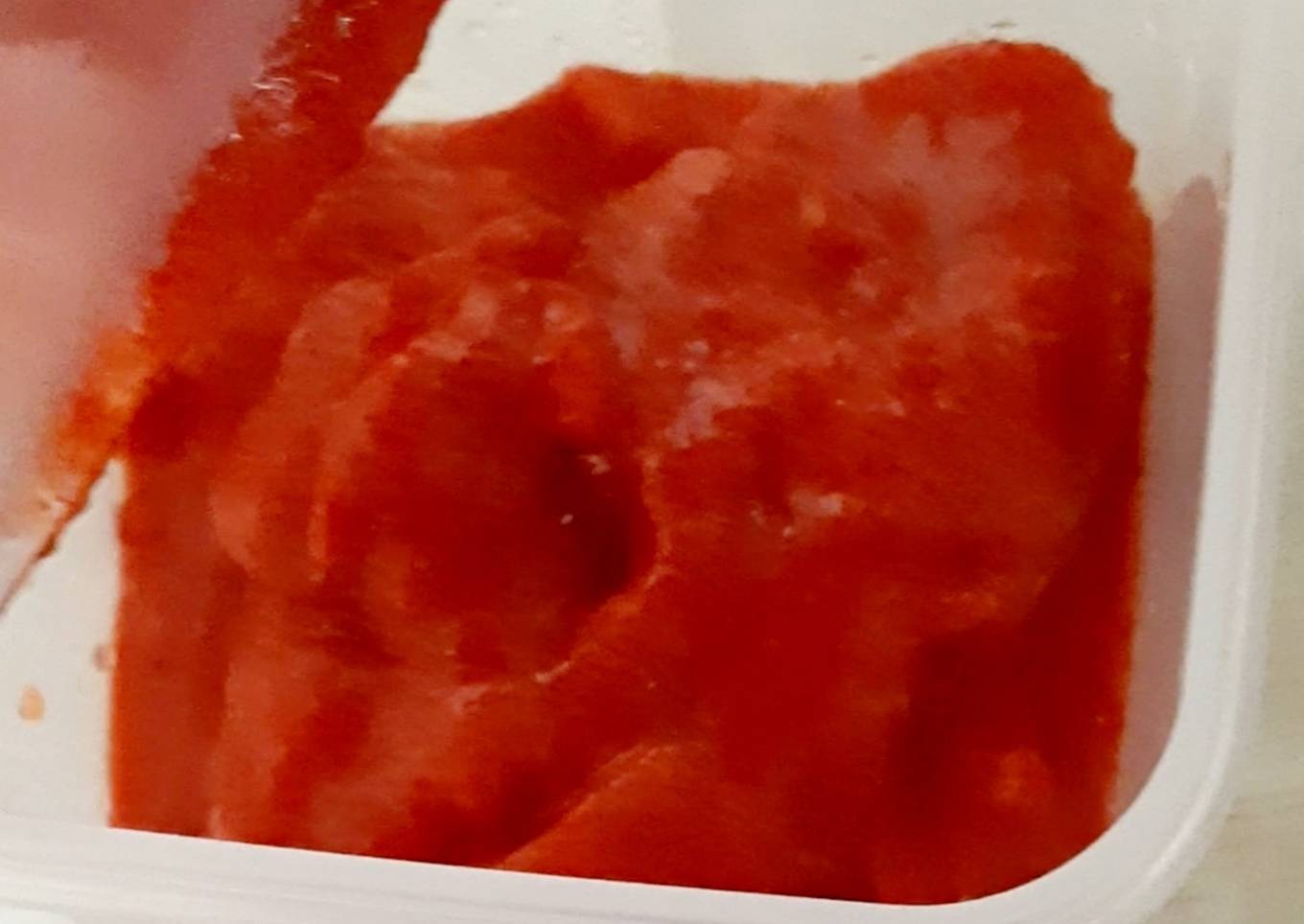 Strawberry sorbet
