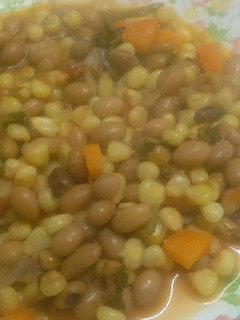 A picture of Fried Githeri.
