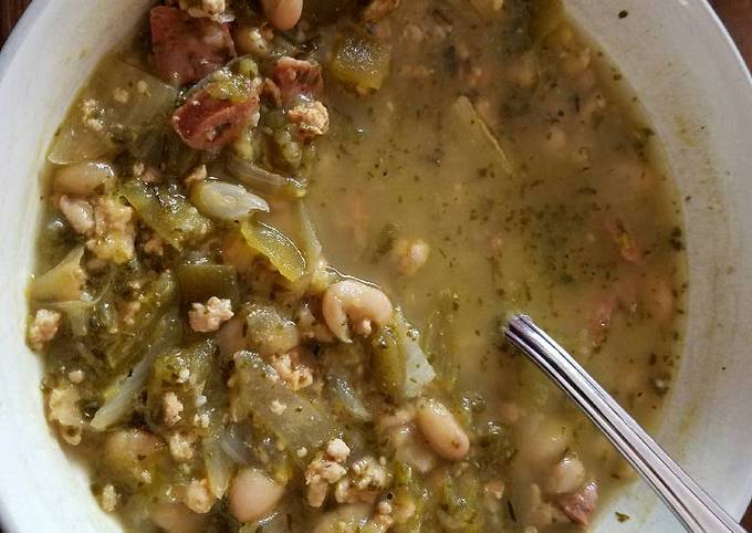 Easiest Way to Make Ultimate Chicken Chile Verde Soup