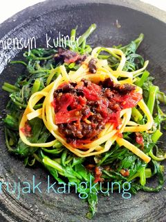 Foto resep Rujak kangkung