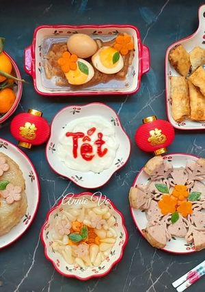 Hình của món Mâm cỗ Tết nhà mình.